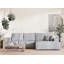 5 Seater Fabric Corner Sofa -1405739142-1405739184