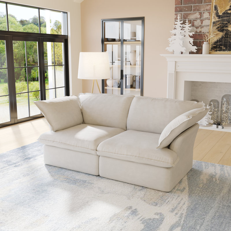 Canapé 2 pièces Fairford, Lin beige