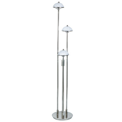 Martinus 59'' Nickel LED Tree Floor Lamp