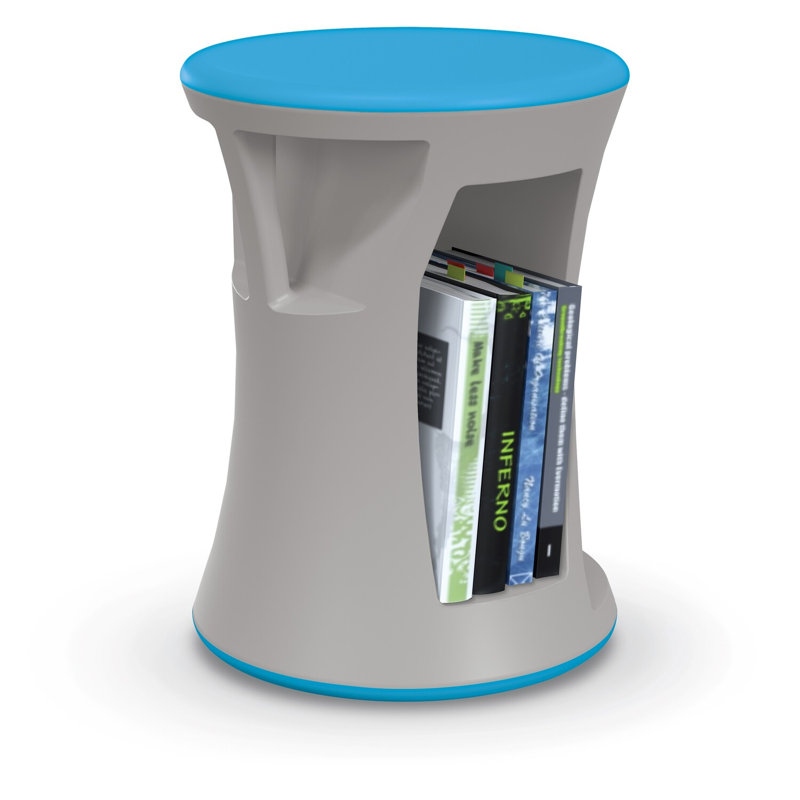  Tabouret à bascule et assise fixe Hierarchie Flipz, Bleu