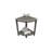 CoastalVogue Teak Snazzy Corner Shower 2-Tier shelf in Antique Gray Finish for Indoors and Outdoors