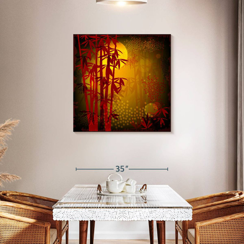 Alvord Red Bamboo Illustration