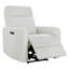 Fauteuil inclinable électrique Bex Ouzo Will en cuir véritable avec port USB (ensemble de 2)-121439068