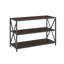 Bibliothèque étagère en métal H 26 po x l 40 po Eulas-288653218-396506115