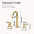 Widespread Double Handle Bathroom Faucet-107545229