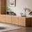 Oak Wood TV Stand-105843993