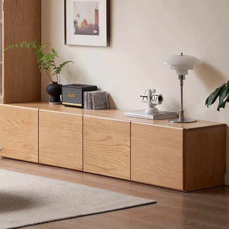 Oak Wood TV Stand - Modern Design