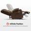 Fauteuil inclinable électrique Nihat Lay-179143094