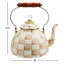 Mocha Check 3 Quart Tea Kettle