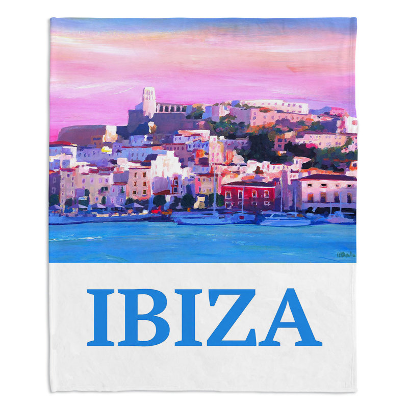 Couverture ibiza affiche , 68 po x 80 po