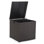 Costway 27.5'' W 72 Gallons Deck Box in Brown