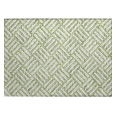 Loreen Flatweave Geometric Indoor / Outdoor Rug