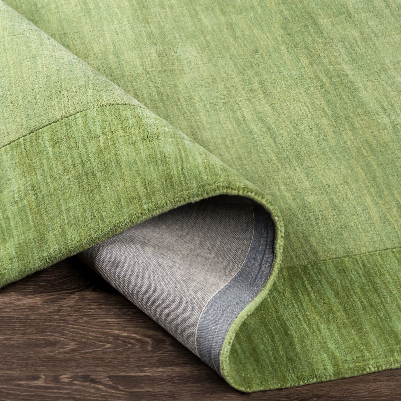 Tapis en laine tissé à la main Dolma, Rectangle 8 pi x 11 pi