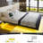 Floating Bed with LED Lights and USB Charging, No Box Spring Needed-778821027