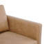 Chaise d'appoint rembourrée en similicuir-504142608