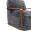 Fauteuil d'appoint rembourré à poils longs Harry-2047849217