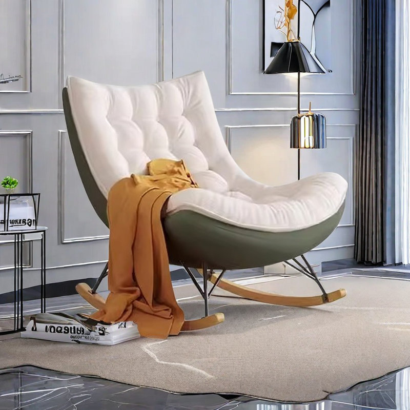 Chaise berçante Fun, Vert