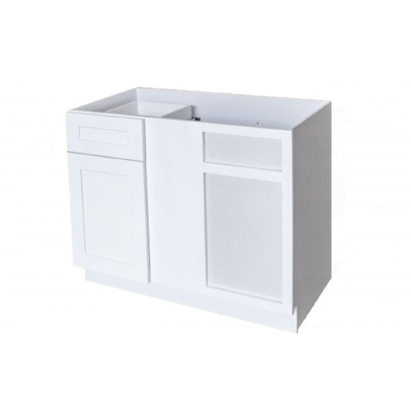 Armoire de coin de 33 pouces de style Shaker