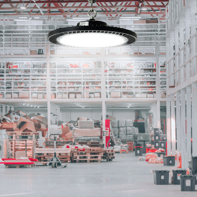 400W Led High Bay Light For Shop/Barn/Warehouse 5000K 56000Lm With Plug