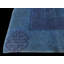 1910s Blue Open Field Shou Symbol Antique Chinese Peking Rug Handknotted Wool Carpet 8'0" x 9'8" Area Rug