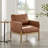 Qani Faux Leather Armchair