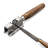 Knife Sharpener - Handheld Manual Sharpening Tool for Fixed Blades, Pocketknives, and Kitchen Knives - Blade Sharpener with Rotating Steel Sharpening Discs and Bubinga Handle by Kings County Tools