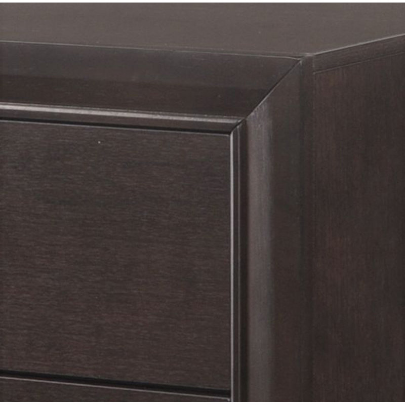 Table de chevet espresso