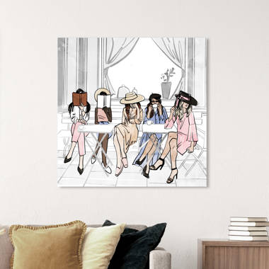 House of Hampton® Things Go Better With Gucci (Square) On Canvas by By Jodi  Print