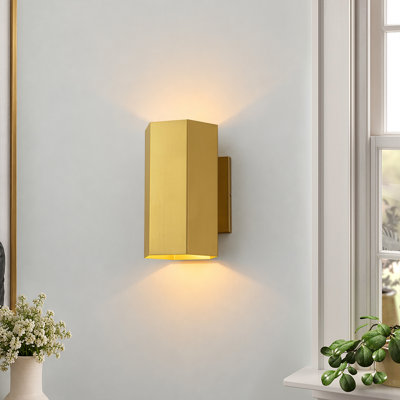 Applique murale hexagonale 2 lumières