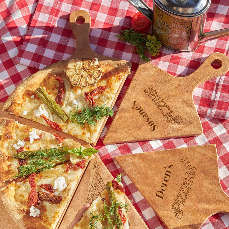 Zarify Wood 26.8cm Pizza Peel, Yes