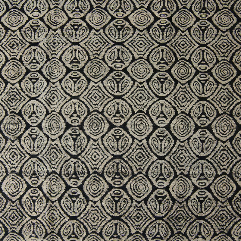 Tapis abstrait à motif abstrait moderne 5129, Carré 7 pi