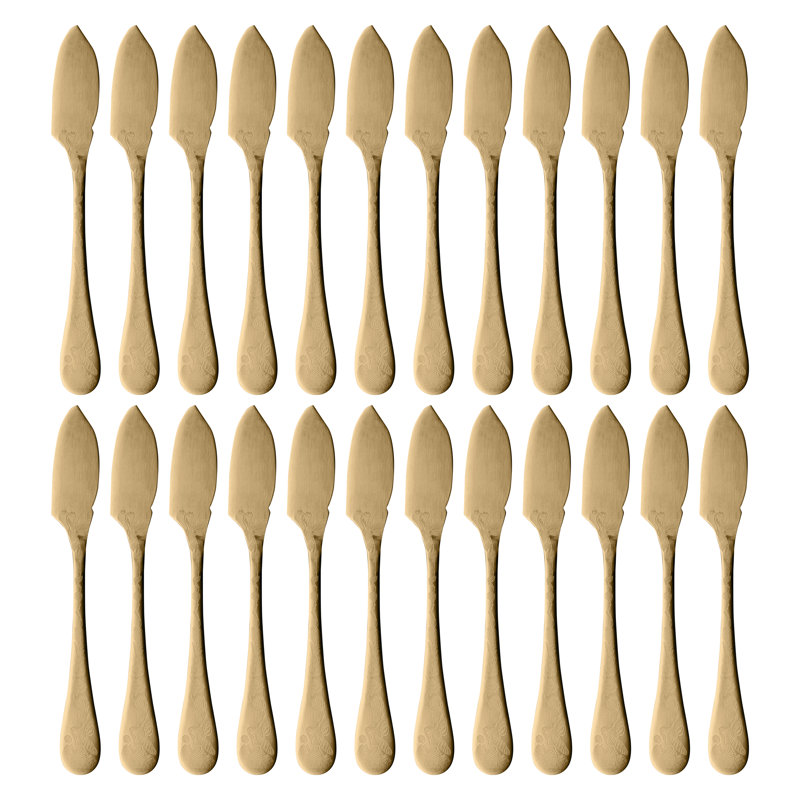 Venere Fish Knife, Ice Gold