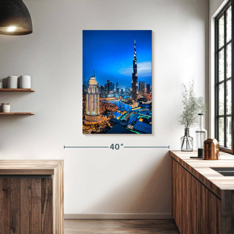 Aime Downtown Dubai Lights, 39" H x 26" W
