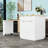 Kitchen Island with Power Outlet, Open Shelves and 2 Drawers-1234943480