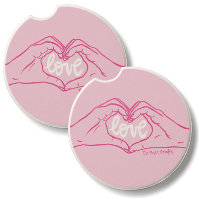 Paquet de 2 sous-verres Love Love
