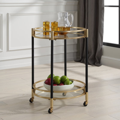 Birch Lane™ Christina Round Bar Cart