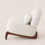 Chaise d'appoint moderne sans accoudoirs avec coussin-1454929538