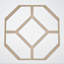 Panneaux de plafond décoratifs en acrylique très grands l 33 po x H 33 po x T 1/8 po, gris-902369982-902369957