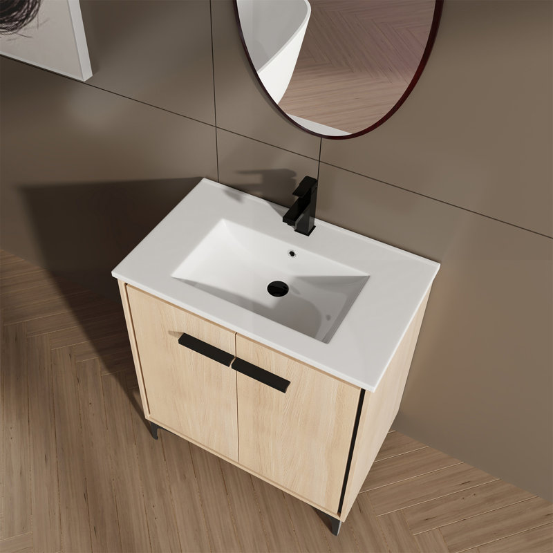 Base de meuble-lavabo 30 po avec lavabo