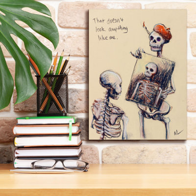 Red Barrel Studio® «That Don't Look Anyose Like Me» par Marie Marfia, reproduction d'art sur toile
