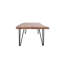 Table basse avec bord vivant 47,24 "x 25,98" x 17,72 "Terre