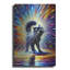  «Shake It Off Kitty» par Rich Monet, art mural en métal, 24 po x 36 po