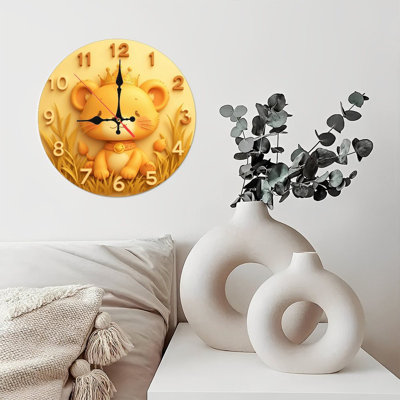 Adorable horloge lion