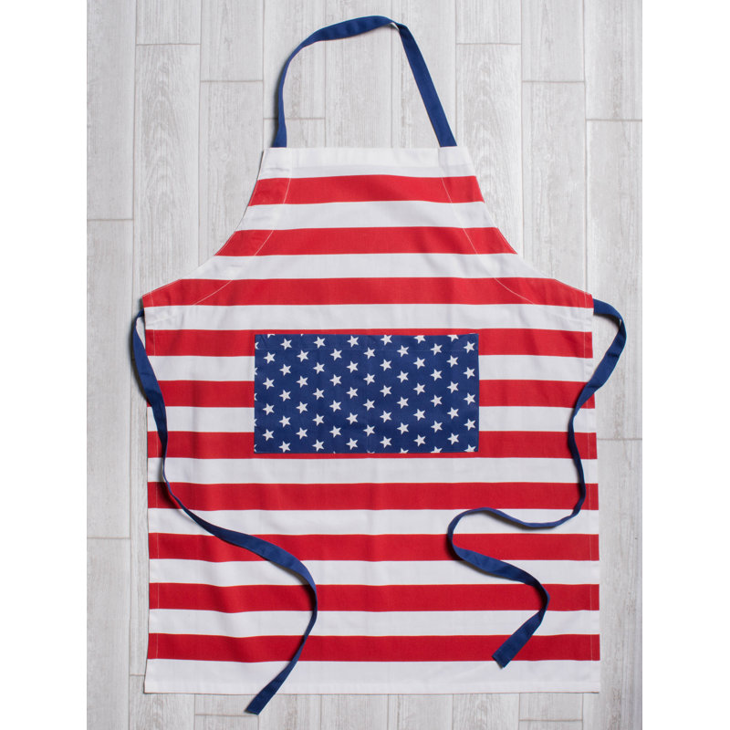 Tablier de cuisine drapeau print chef