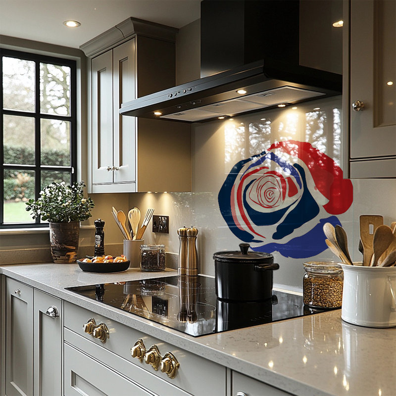 Rose Splash Back, 70cm L x 50cm W