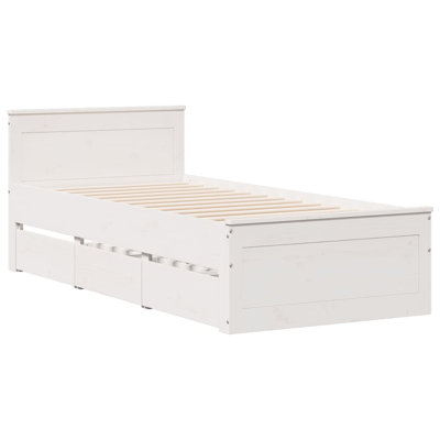 Dairine Solid Wood Storage Bed