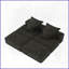 Canapé modulaire moderne en chenille scintillant 4 pièces avec 2 repose-pieds - aucun assemblage requis, idéal pour les salons