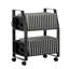 Chariot de chargement pour ordinateur portable, station de charge mobile à 32 appareils avec roues, pour tablette et ordinateur portable, écran de 15,6 po ou moins, fentes d'accès facile, contrôle de surtension, pour le bureau, la salle de classe, la bibliothèque