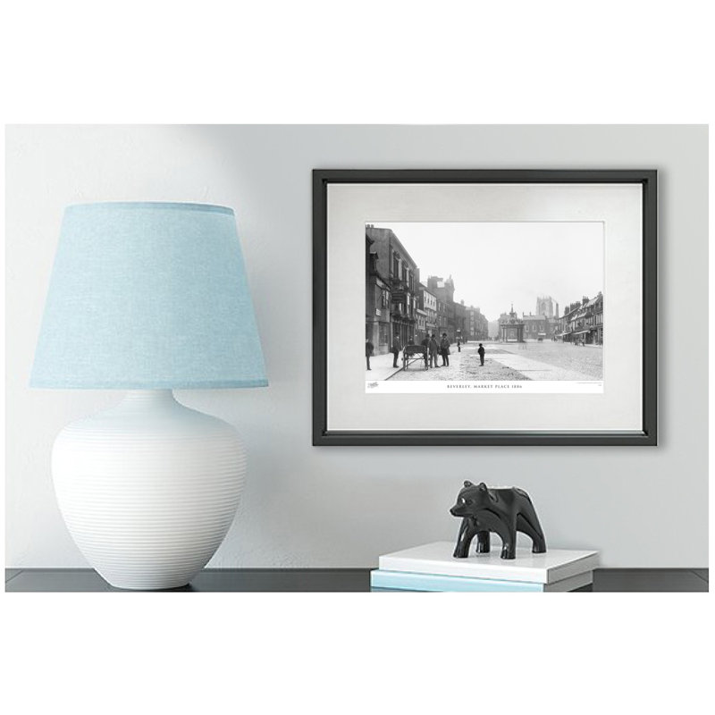 Beverley, Market Place 1886 by Francis Frith - Single Picture Frame Print, 45cm H x 60cm W x 2.3cm D