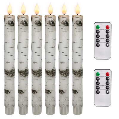 Unscented Flameless Taper Candle